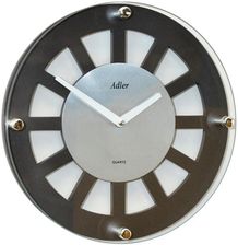 Adler Zegar Ścienny 21158 Antracyt Silver Czarny Srebrny Grafitowy - zdjęcie 1