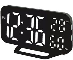 Zdjęcie Jvd Zegar Budzik Led Sb3725.3 Termometr Higrometr Usb - Wyszogród