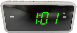 Jvd Zegar Budzik Sieciowy Led Sb701.3 Z Wibracjami