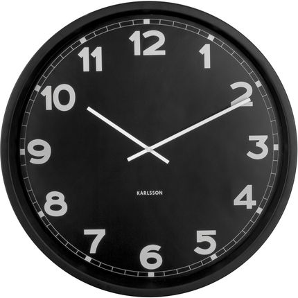 Karlsson Wall Clock New Classic Xl Black (Ka5944Bk)