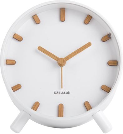 Karlsson Alarm Clock Grace Metal White (Ka5943Wh)