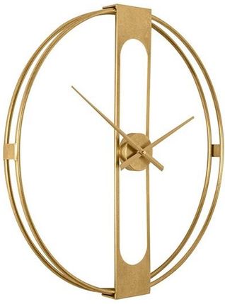 Kare Design Zegar Clip 60 Złoty Minimalistyczny Nowoczesny Salon Sypialnia Biuro (61478)