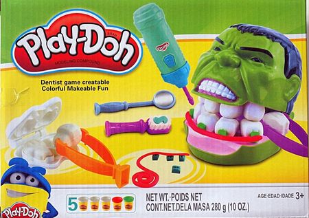 Play-Doh Masa Plastyczna Hulk Dentysta 5 Tub
