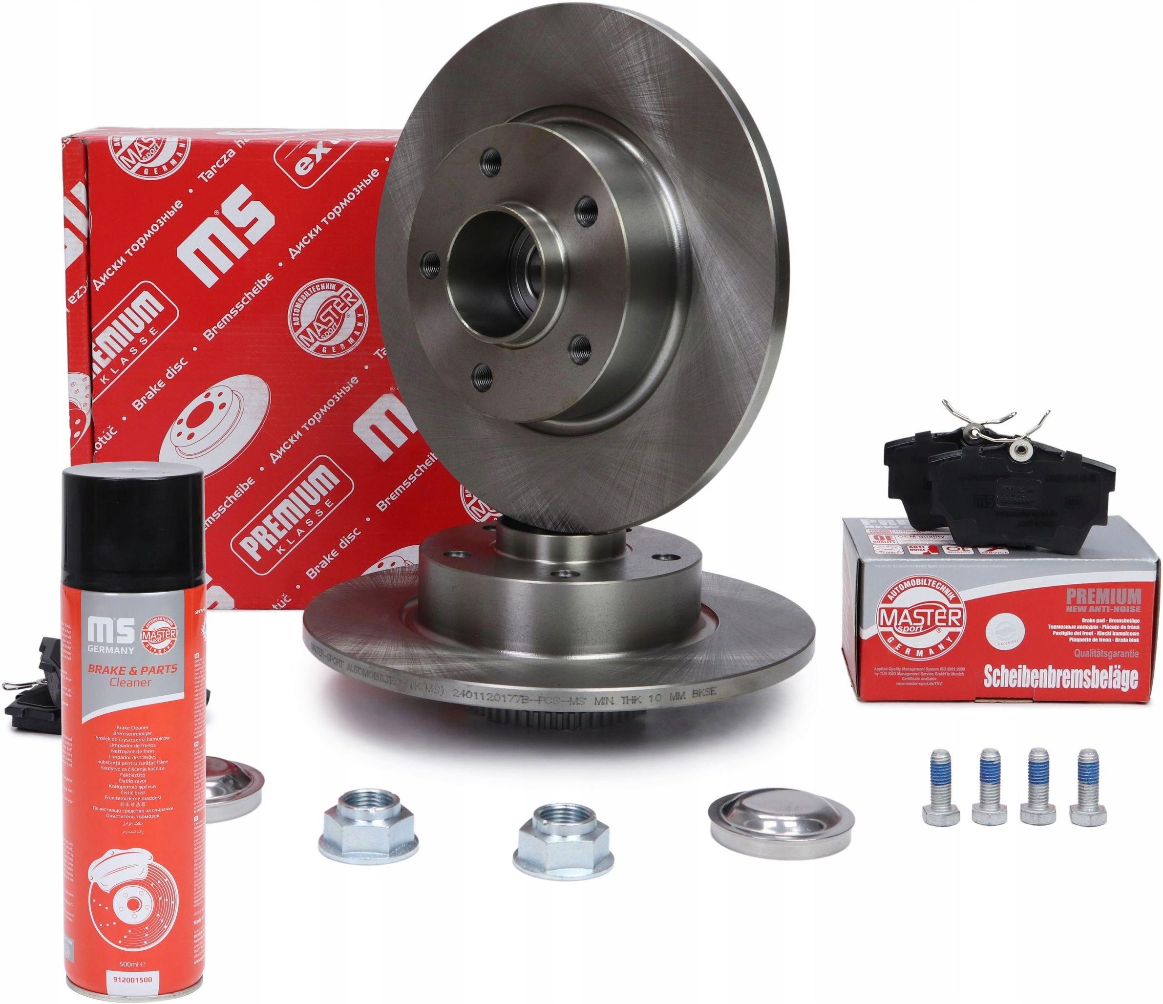 Klocki hamulcowe MasterSport Germany Z Łożyskiem Tył 201201771