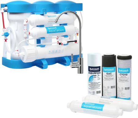 Ecosoft Pure Aquacalcium Filtr odwróconej osmozy z dodatkowymi wkładami