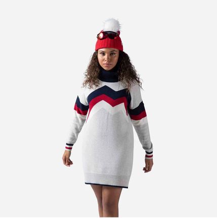 Sweter Rossignol W Mountain Knit Dress szary