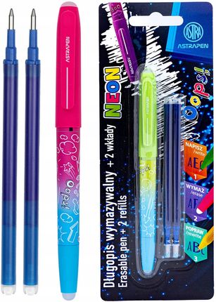 Astra Wymazywalny Długopis Oops Neon 1szt. 2 Wkłady