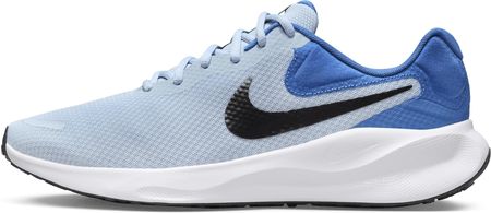 Nike Męskie Revolution 7 Bardzo Szerokie Niebieski