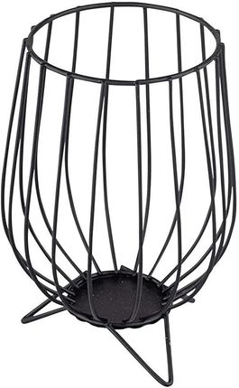 Altom Design Świecznik Metalowy Czarny Na Nóżkach 16cm (1704001231)