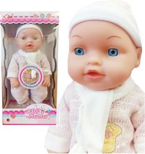 Happy Kiddo Lalka Bobas Jak Żywa Interaktywna Miękka Duża Mówi Ubranka Pudełko