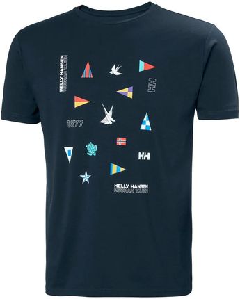 T-Shirt Helly Hansen Shoreline T-Shirt 2.0 - granatowy