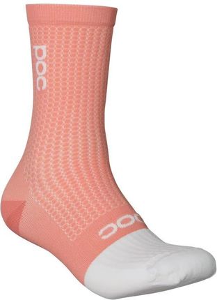 Skarpety rowerowe POC Flair Sock Mid różowy