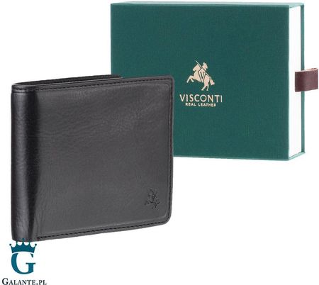 Mały portfel skórzany Visconti TSC-46 RFID