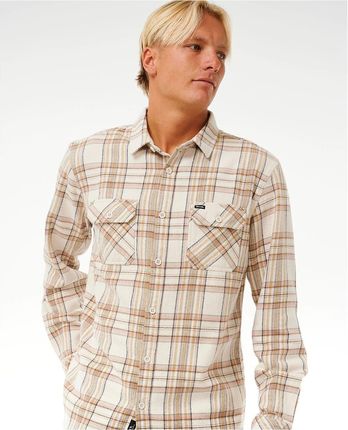 Koszula flanelowa RIP CURL Griffin Flannel Shirt beżowy