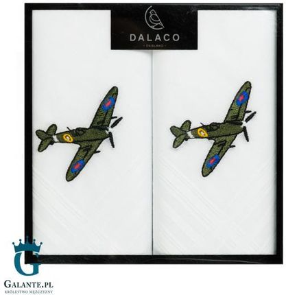 Chusteczki męskie haftowane Spitfire HR-04