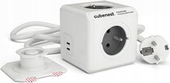 Zdjęcie Cubenest PowerCube Extended Usb C+C Pd 35 W 1,5 m Szary (PC435GY) - Olszyna