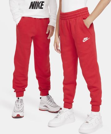 Joggery dla dużych dzieci Nike Sportswear Club Fleece - Czerwony