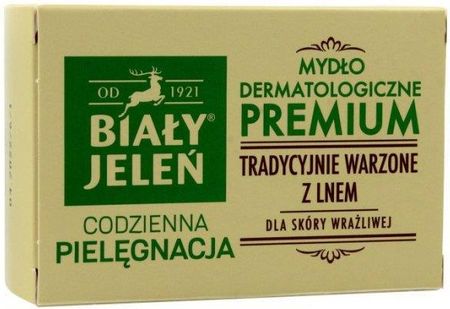 Biały Jeleń Mydło Dermatologiczne Premium W Kostce 100 g