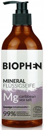 Biophen Mineral Mydło W Płynie Sól Z Morza Karaibskiego 300 ml