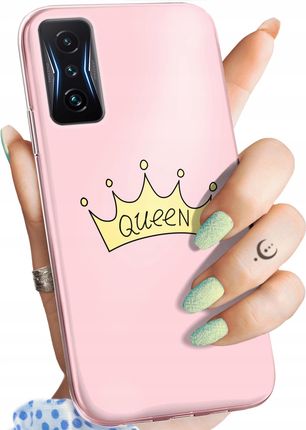 Etui Do Xiaomi Poco F4 Gt Księżniczka Queen Princess Obudowa Case