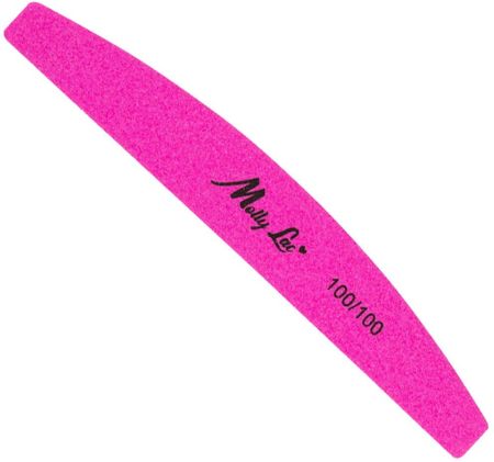 Mollylac Molly Lac Pilnik Do Paznokci Łódka Slim Neon Pink Hq 180/180 50szt.