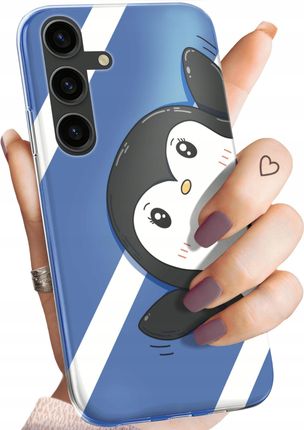 Hello Case Etui Do Samsung Galaxy S24 Wzory Pingwinek Pingwin Happy Feet Obudowa
