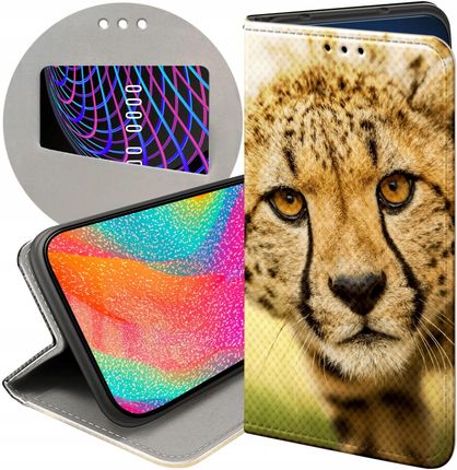 Hello Case Etui Z Klapką Do Samsung Galaxy J6 2018 Wzory Gepard Cętki Panterka Futerał