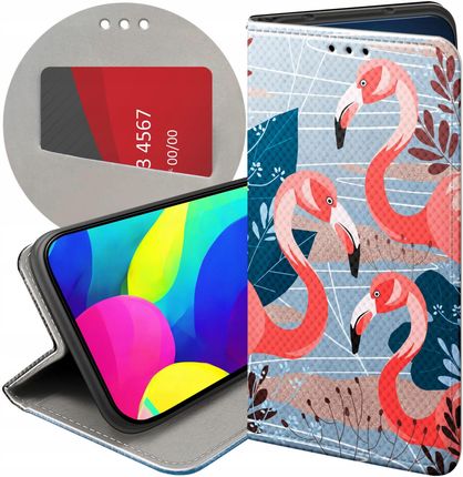 Hello Case Etui Z Klapką Do Samsung Galaxy J6 2018 Wzory Flaming Flamingi Ptaki