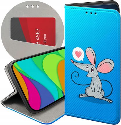 Hello Case Etui Z Klapką Do Samsung Galaxy J6 2018 Wzory Myszka Mouse Mini Futerał