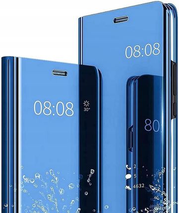 Etui do Samsung A 32 5G Zamykane Clear View Lustrzane Szkło Niebieskie