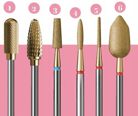 Iq Nails Zestaw Frezów Quick & Easy By Marcela - zdjęcie 2