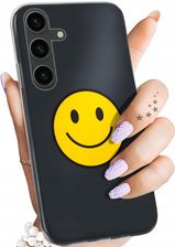 Hello Case Etui Do Samsung Galaxy S24 Wzory Uśmiech Smile Emoji Obudowa Pokrowiec