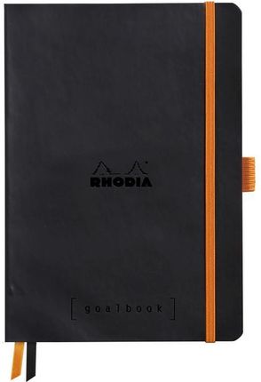 Notes Rhodia Rhodiarama Goalbook Black A5 Kropki Softcover