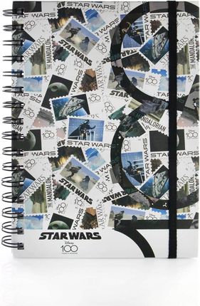 Star Wars Notes A5 W Linie Stamps 80K Spirala