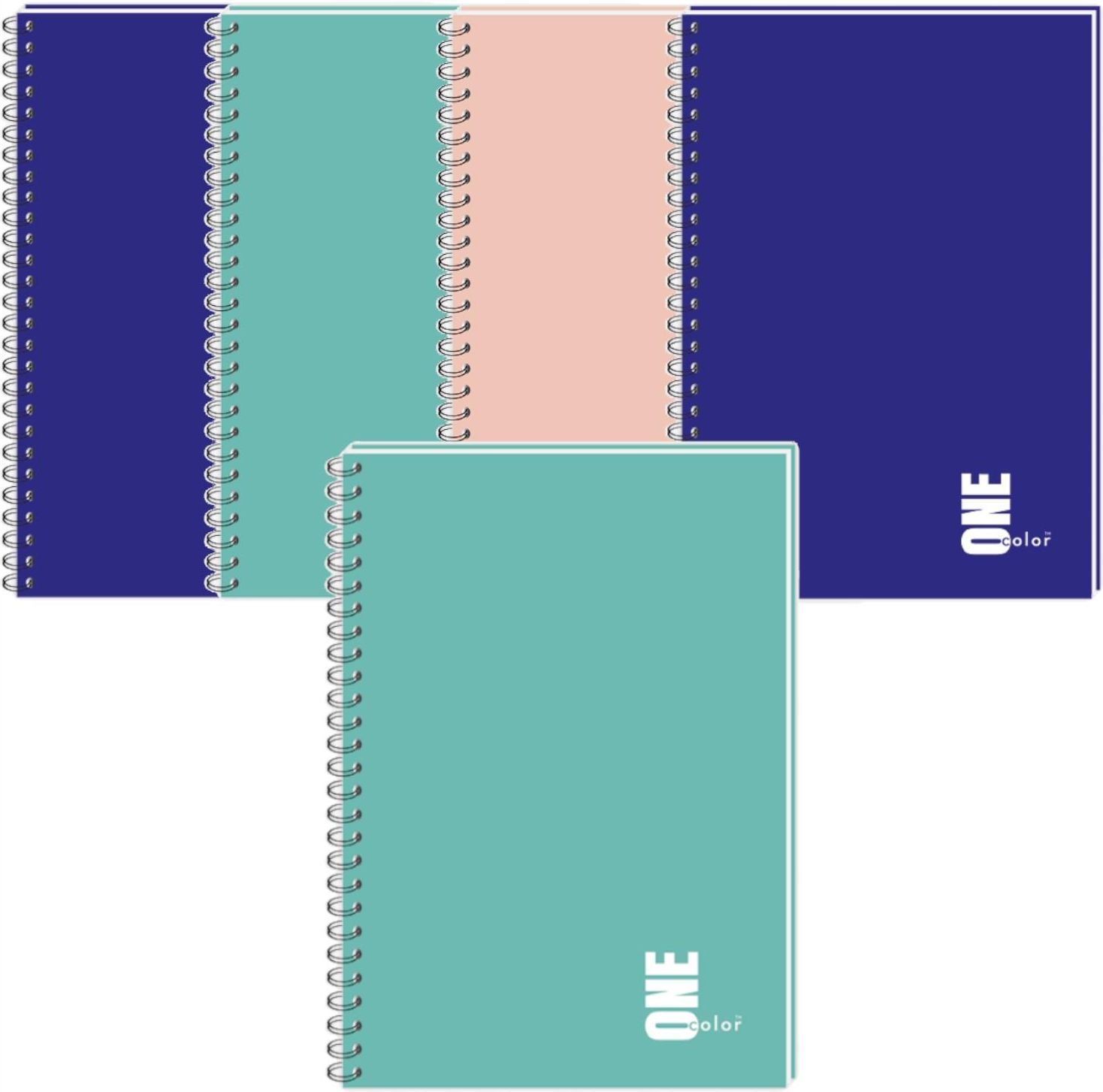 Quaderno Interdruk ZEA480 A4, 80 Fogli, Copertina Morbida Con Finitura UV, Multicolore - 3
