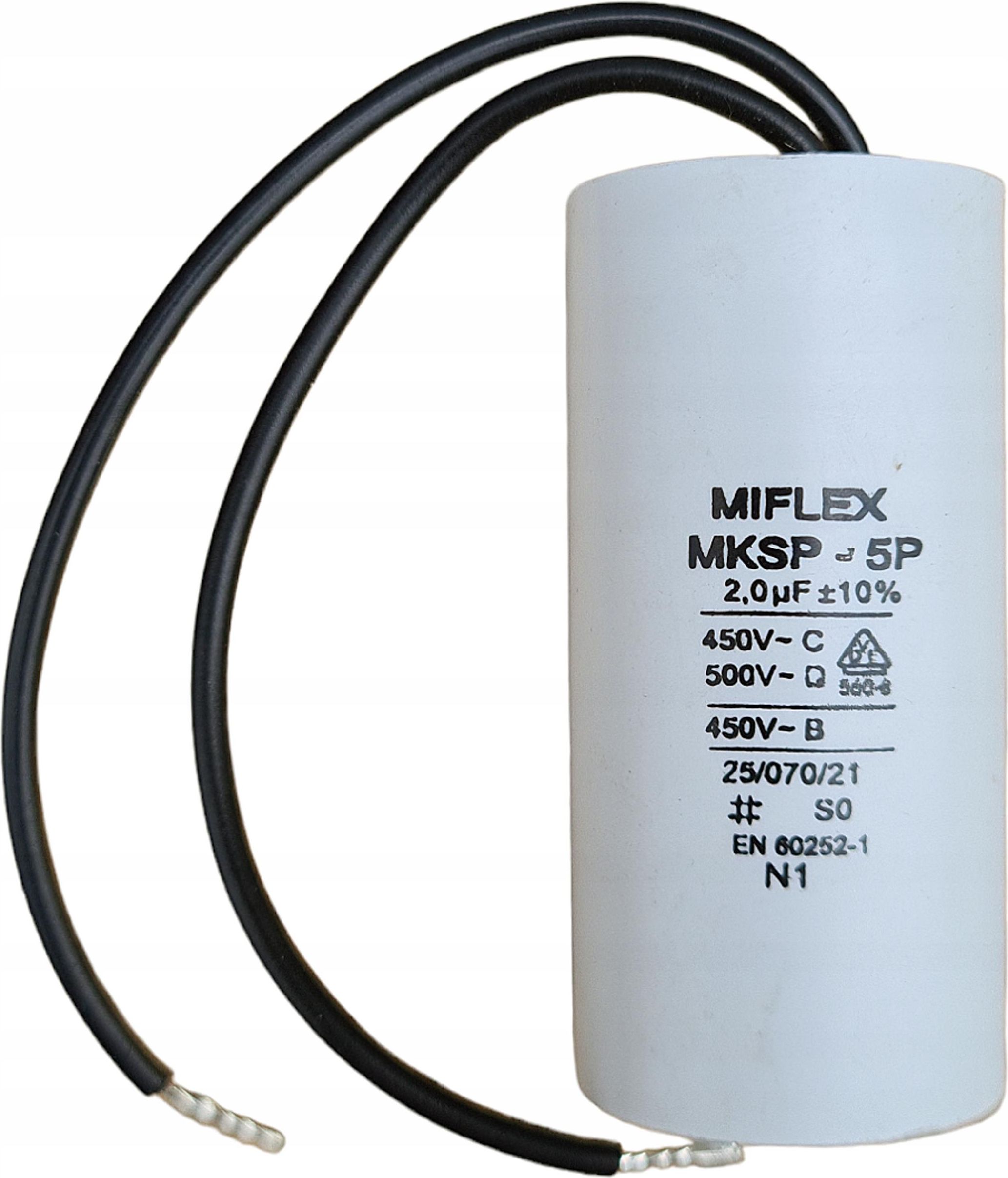 Akcesoria grzewcze Miflex Kondensator Rozruchowy 2Uf Do Dmuchaw Wpa Dm ...