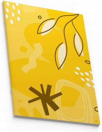 Zeszyt Z Powiększoną Kratką 60 Kartek Żółty