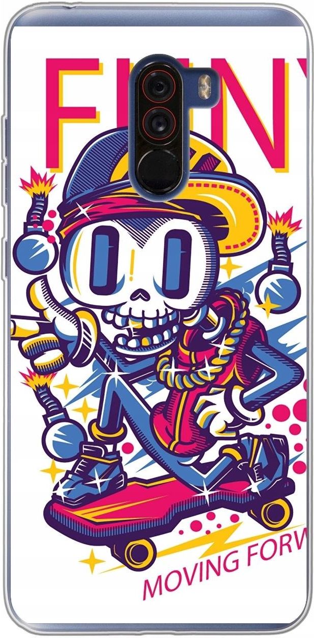 Compatible with Xiaomi Pocophone F1 / Poco F1 Phone Cover,2 in 1 (PC