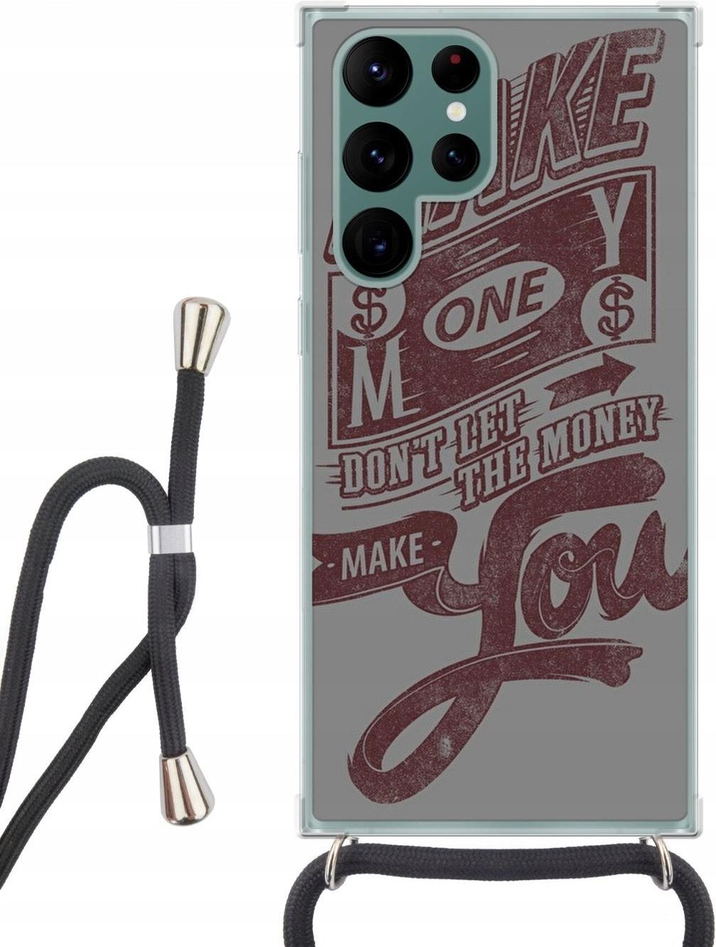 Crossbody case Samsung Galaxy S22 Ultra Make Money Etui na telefon