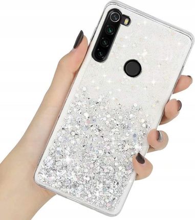 Etui Brokat Do Redmi Note 8T Glitter Case Szkło
