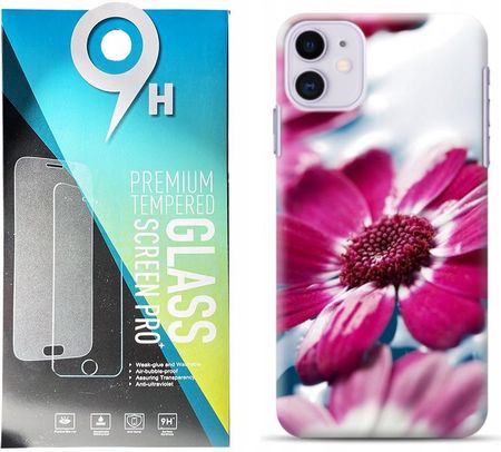 Etui Na Motorola E7 Plus Z Kwiatami +szkło