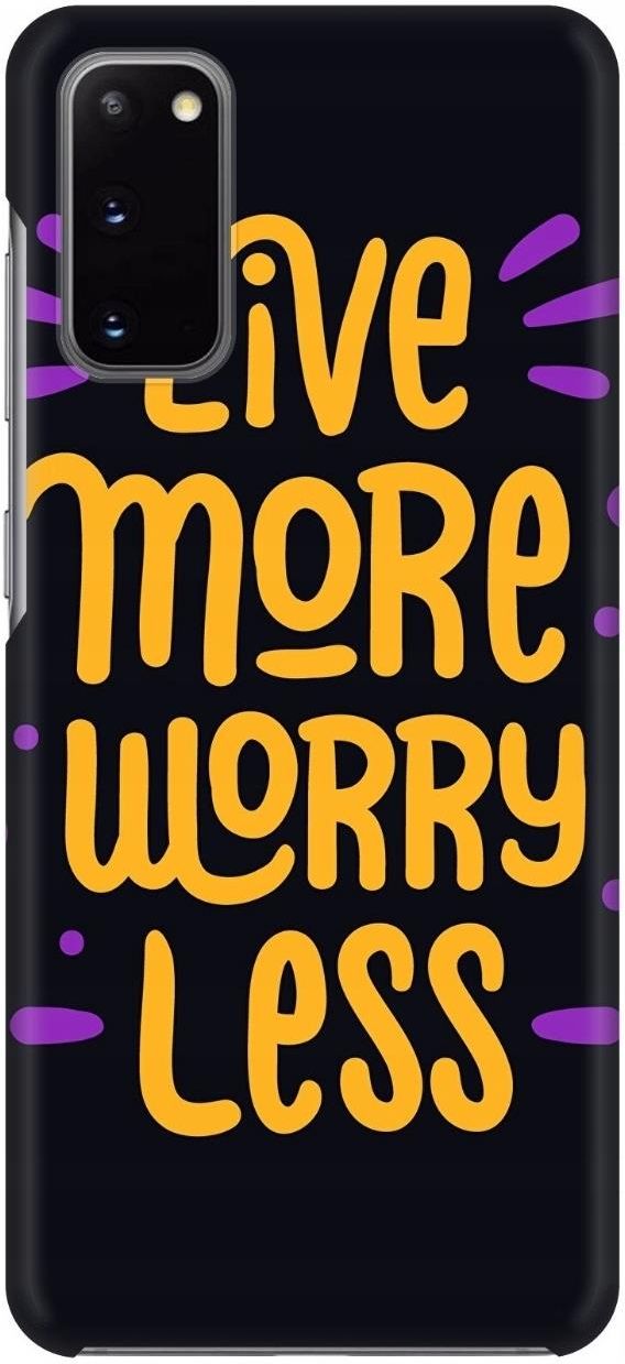 Hard Case Samsung Galaxy S20 Live More Worry Less Etui Na Telefon Ceny I Opinie Ceneo Pl