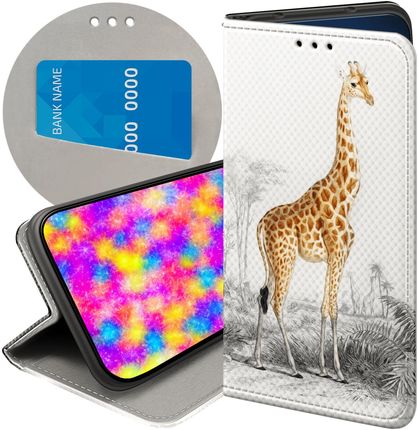 Etui Z Klapką Do Samsung Galaxy Xcover 3 Żyrafa Śmieszne Sawanna Case