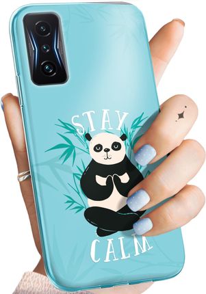 Etui Do Xiaomi Poco F4 Gt Panda Bambus Pandy Obudowa Pokrowiec Case
