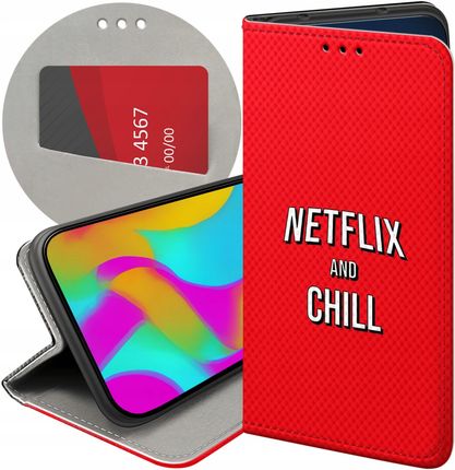 Etui Z Klapką Do Xiaomi MI A2 Lite Netflix Seriale Filmy Kino Futerał