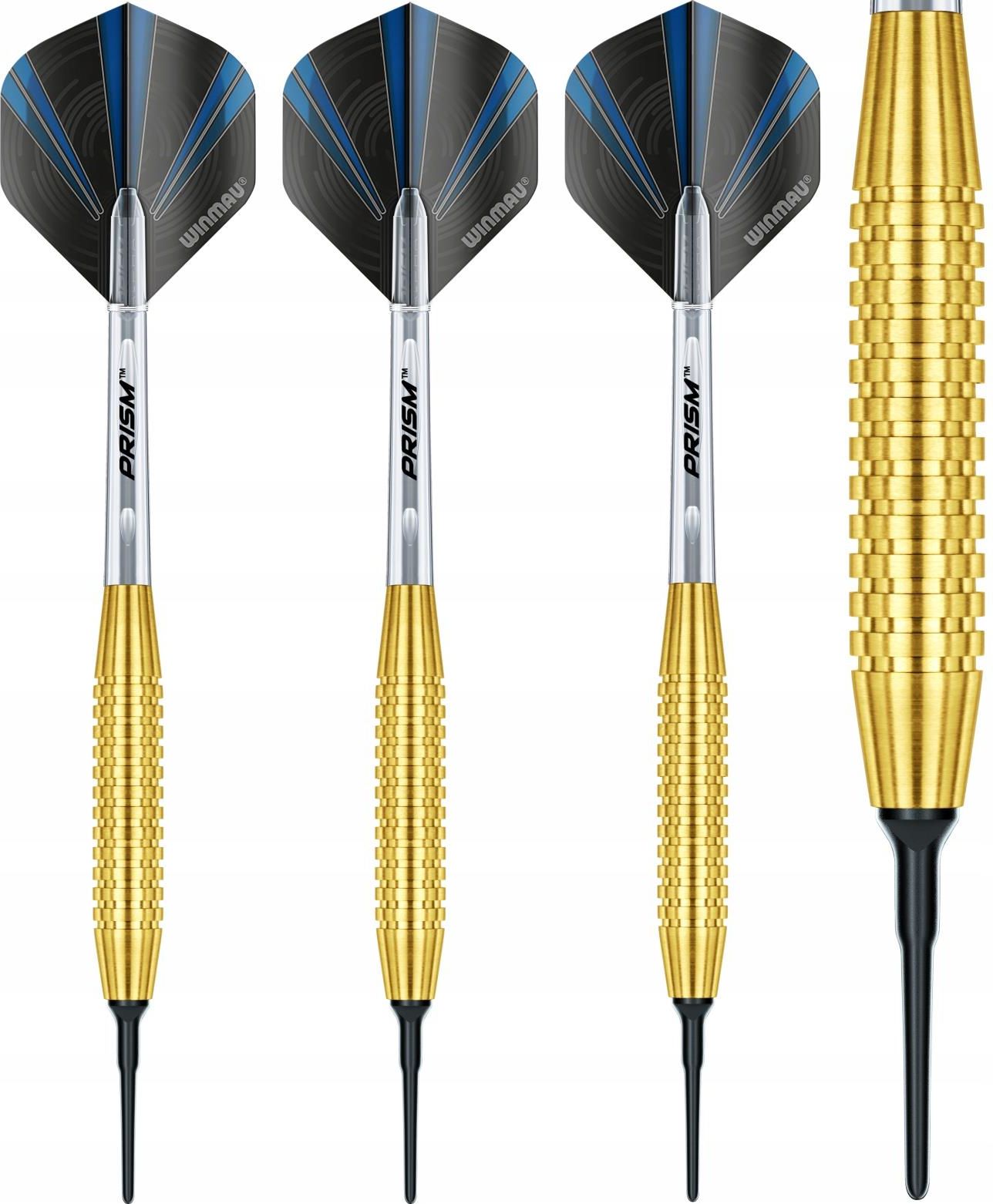 Freccette Winmau Neutron in ottone con punta morbida 20G