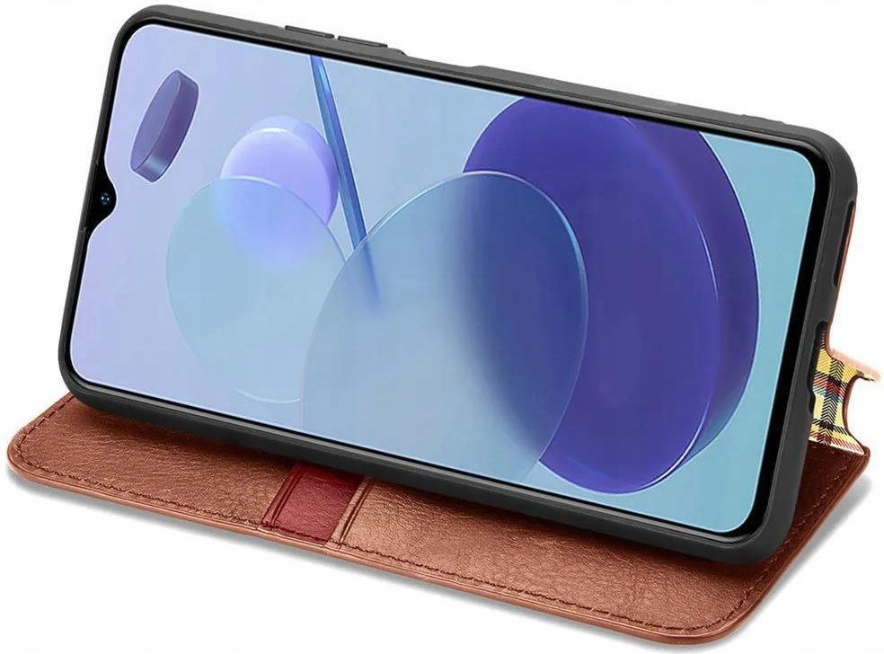 RonRun Custodia A Portafoglio Per Ulefone Note 12P – Pelle PU Con 3 Slot Carte E Supporto Integrato, Chiusura Magnetica, Nero - 2