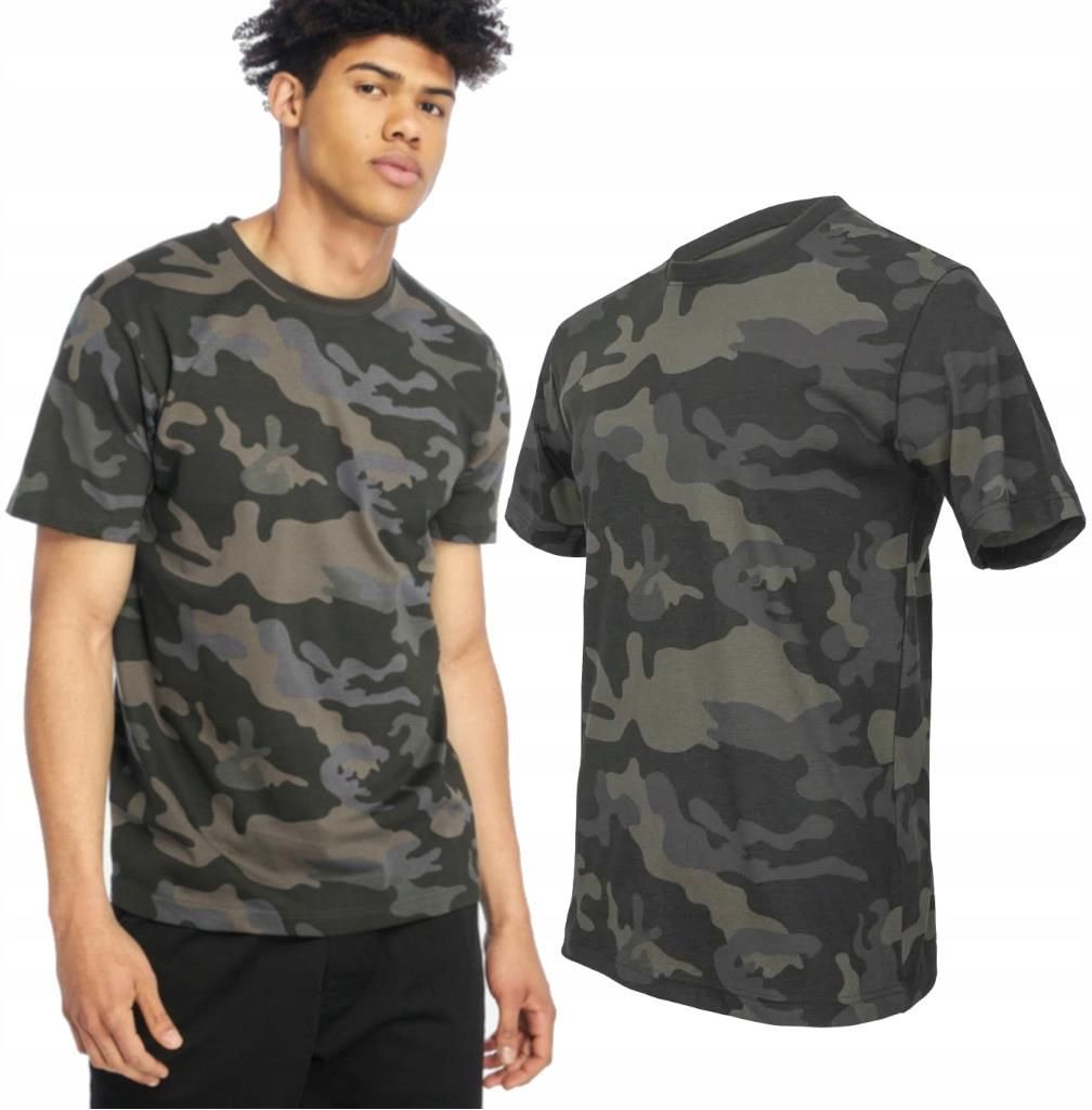 Brandit T-Shirt Uomo In Cotone - Girocollo, Manica Corta, Stile Tactical Camo - 5