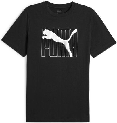 Puma Koszulka Fitness Męska Ess+ Logo Lab Holiday Tee Czarne