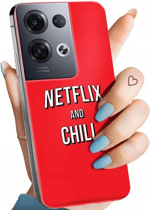 Etui Do Oppo Reno 8 Pro 5G Netflix Seriale Filmy Kino Obudowa Case